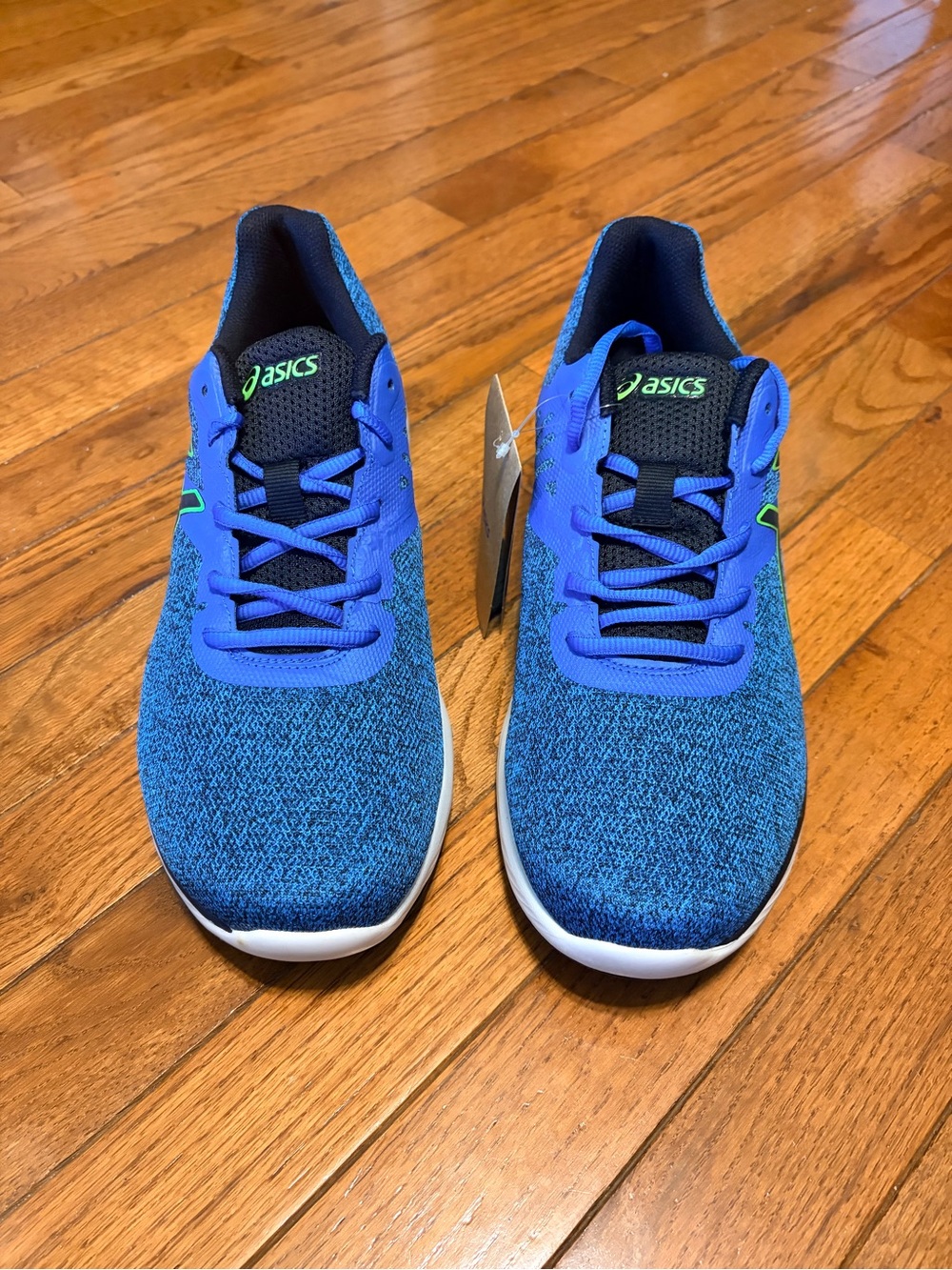 ASICS Gel Run Adapt Men’s 10 Blue/Black and Green
